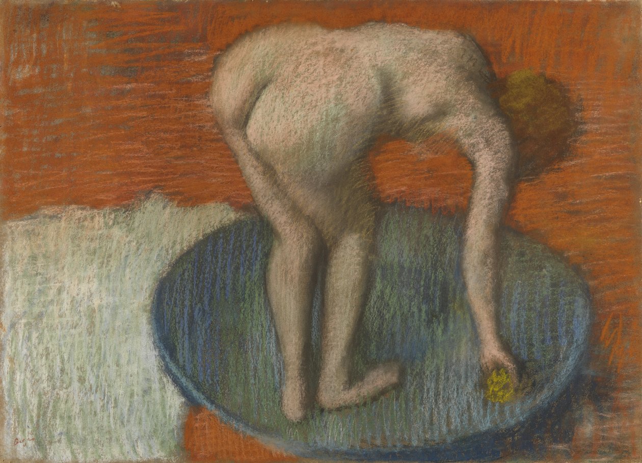 Nainen kylpylässä tekijältä Edgar Degas