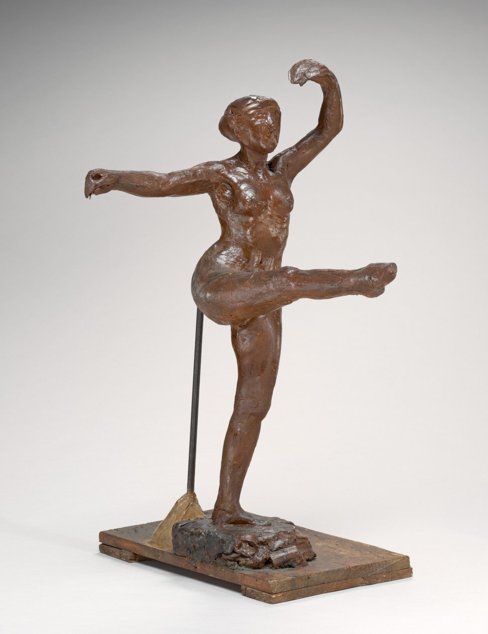 Neljäs asento edessä, vasemmalla jalalla, c. 18851890. tekijältä Edgar Degas