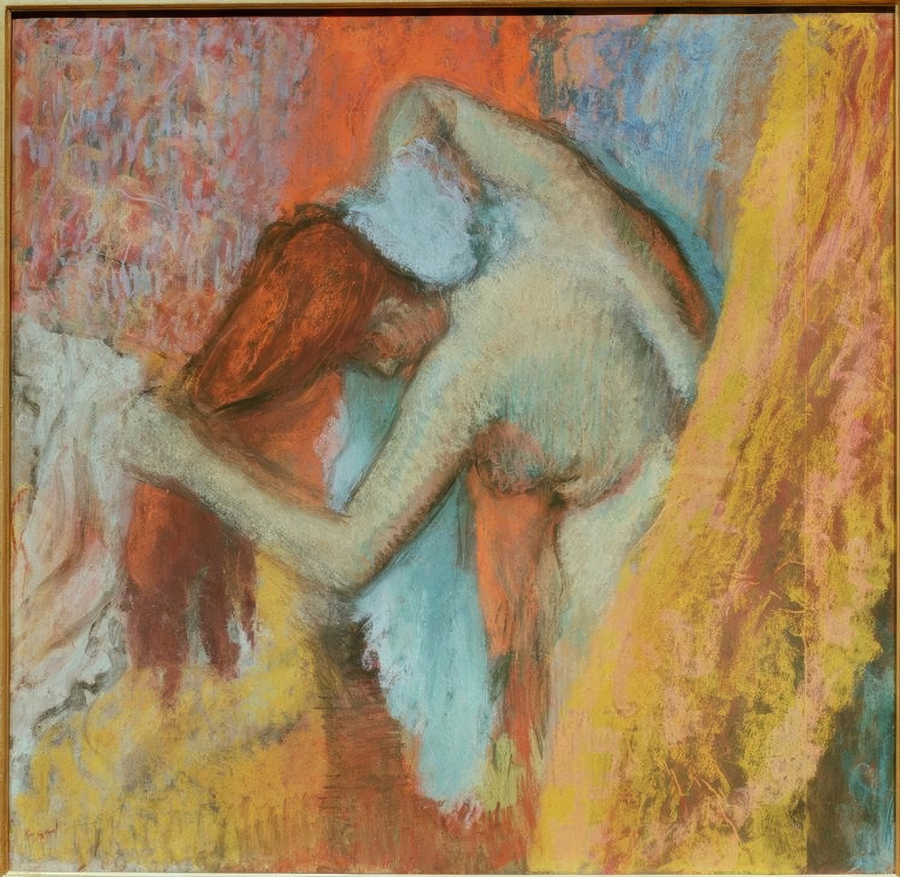 Frau bei der Toilette tekijältä Edgar Degas