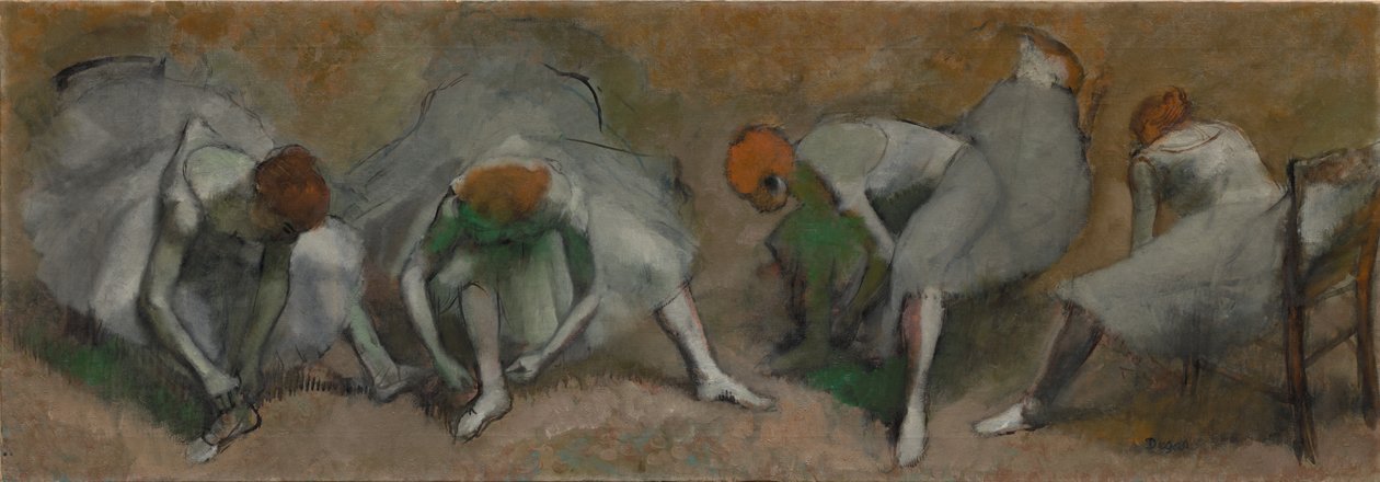Tanssijoiden friisi tekijältä Edgar Degas
