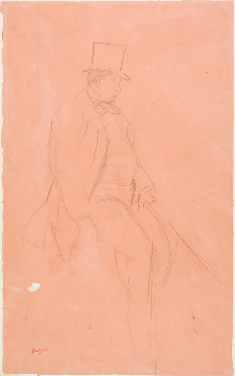 Herrasmies ratsastaja tekijältä Edgar Degas
