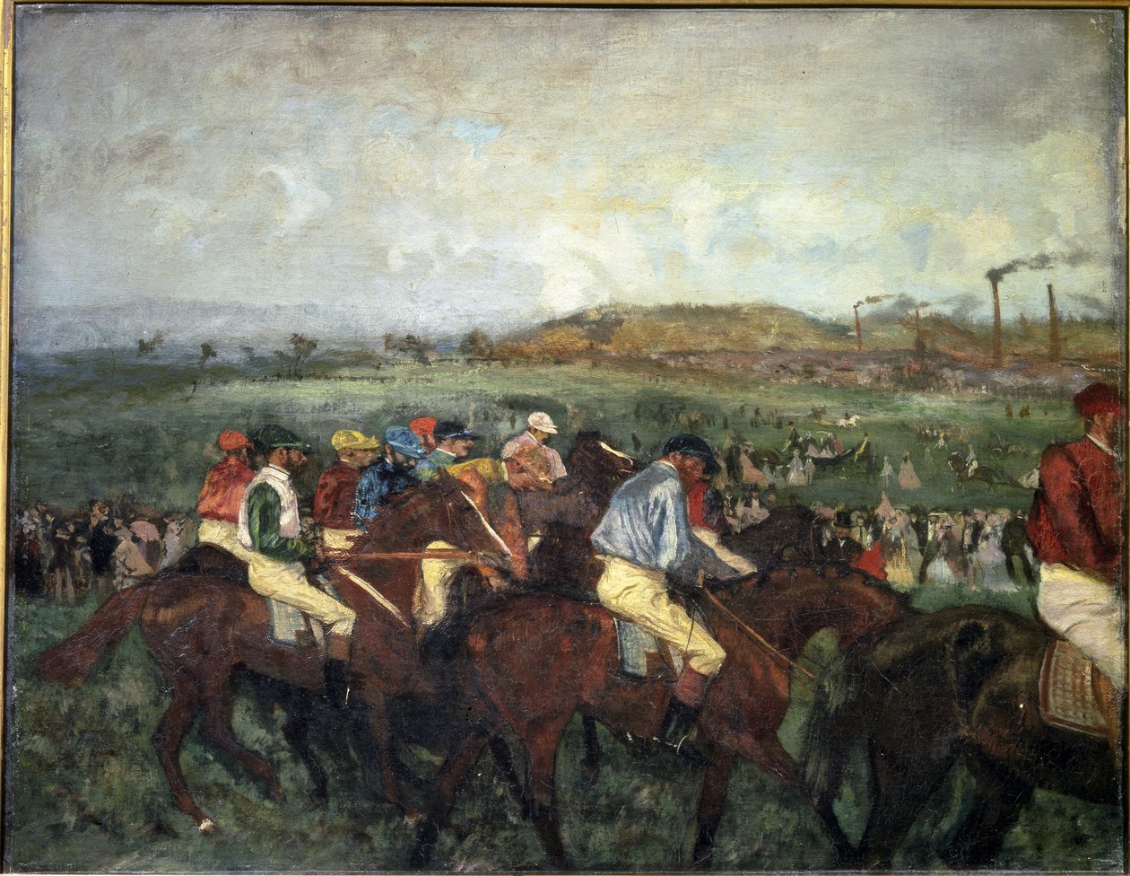 Herrat kisaa. Ennen lähtöä, 1862 tekijältä Edgar Degas
