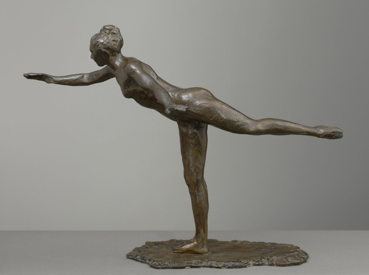 Grand Arabesque, toinen kerta, mallinnettu noin 1880-luvulla, valettu 1919-21 tekijältä Edgar Degas