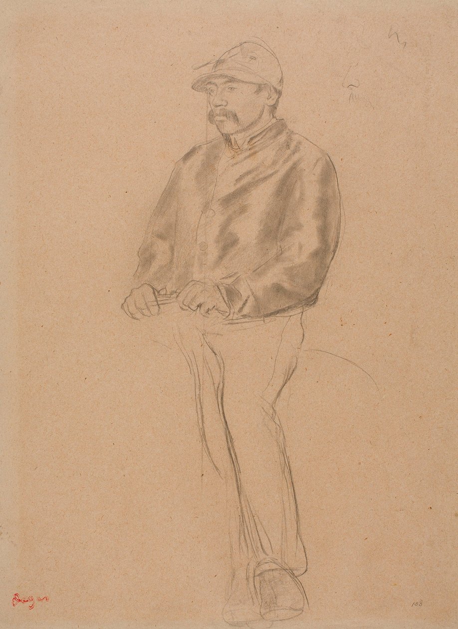Jockey tekijältä Edgar Degas