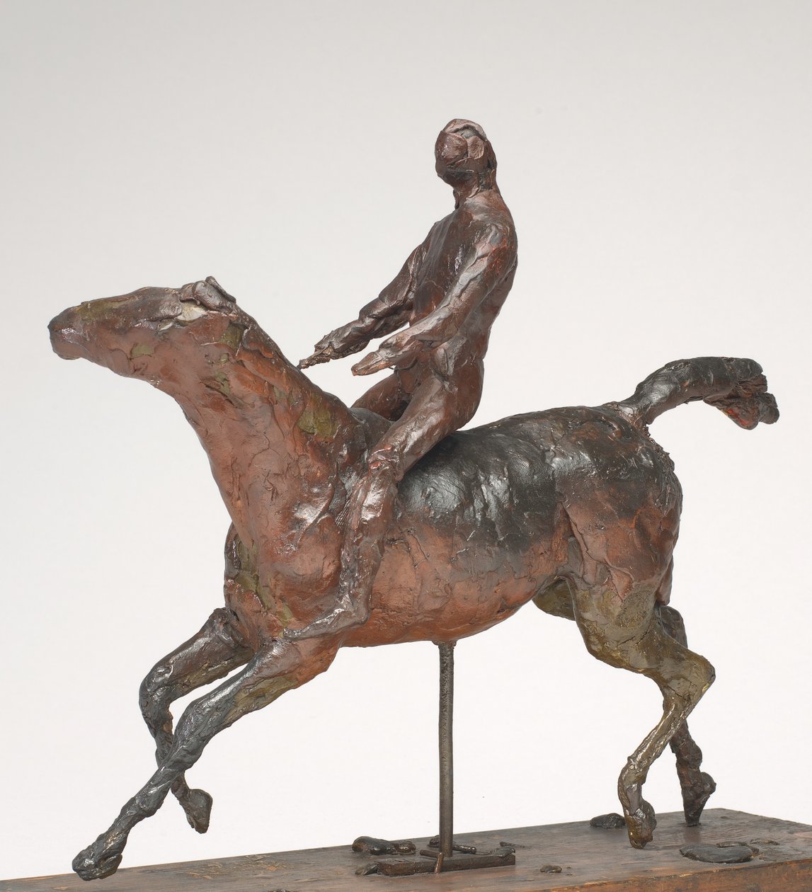 Jockey, 1870-luvun puoliväli. tekijältä Edgar Degas