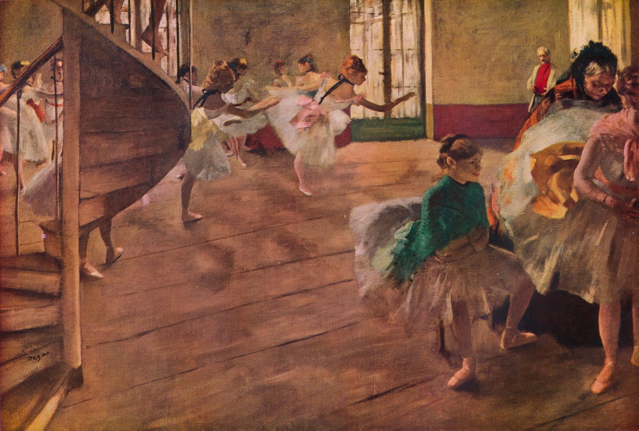 Harjoitus, 1877 tekijältä Edgar Degas