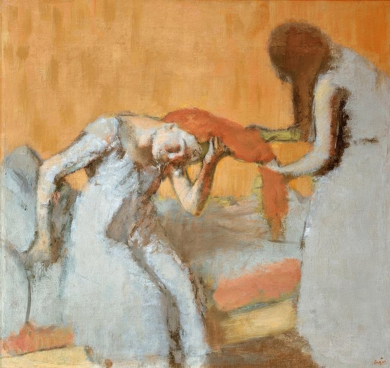 La coifure tekijältä Edgar Degas