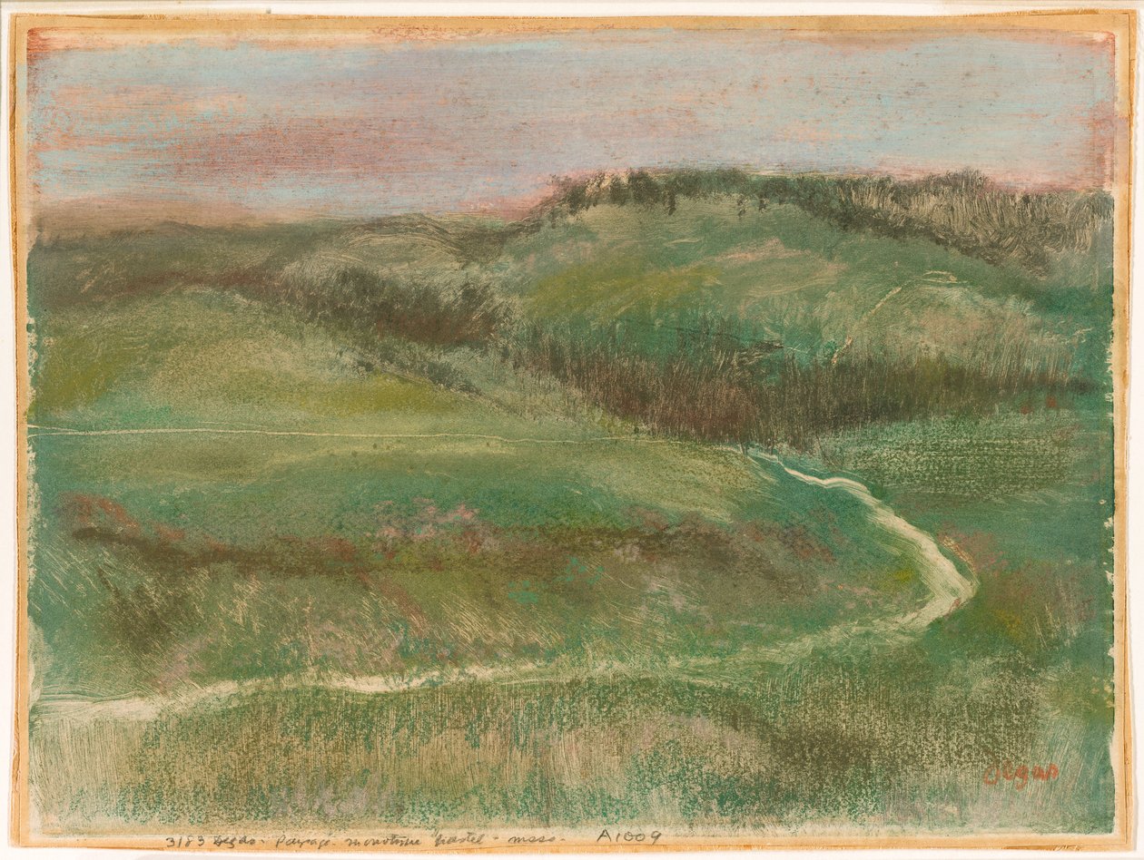 Maisema tekijältä Edgar Degas