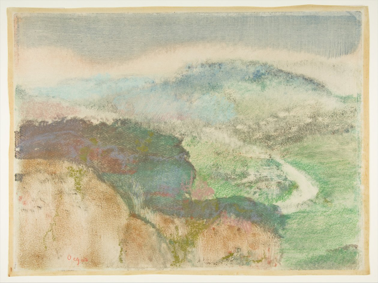 Maisema tekijältä Edgar Degas