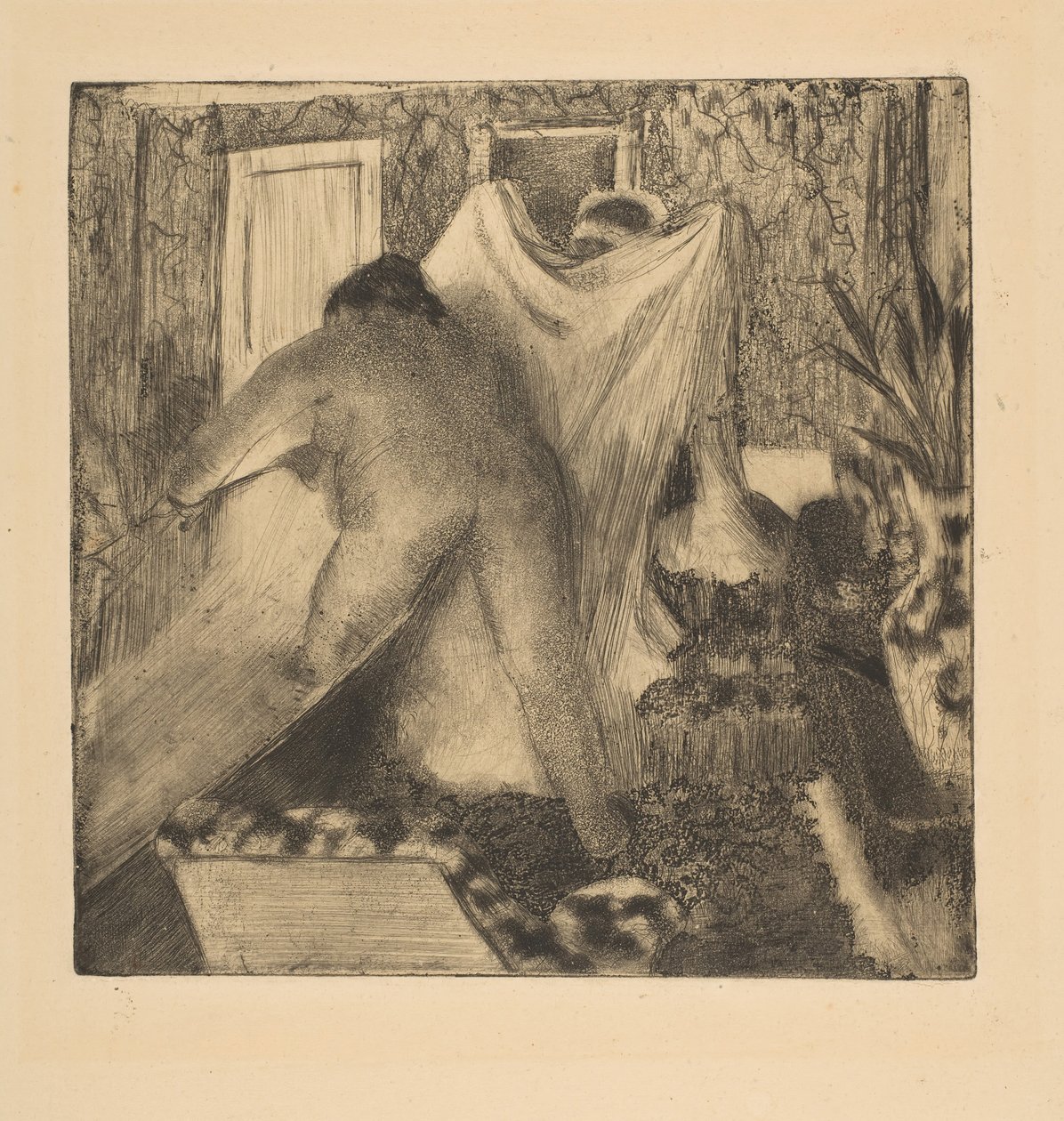 Leaving the Bath, 1879-80. tekijältä Edgar Degas