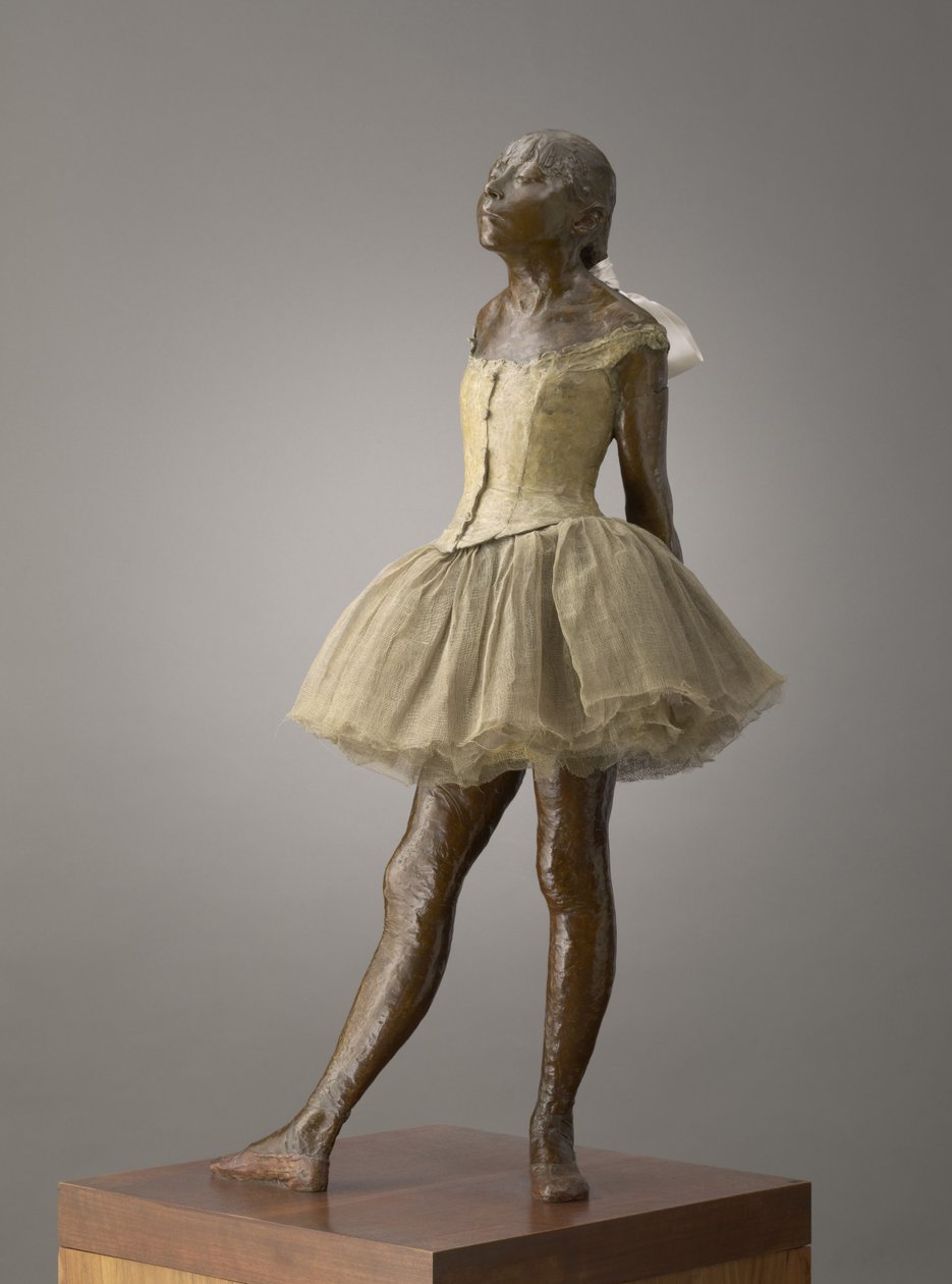14-vuotias pieni tanssija, malli 1879–81, näyttelijä 1919–21 tekijältä Edgar Degas