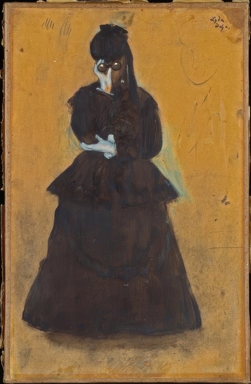 Lyda (Femme à la lorgnette) tekijältä Edgar Degas