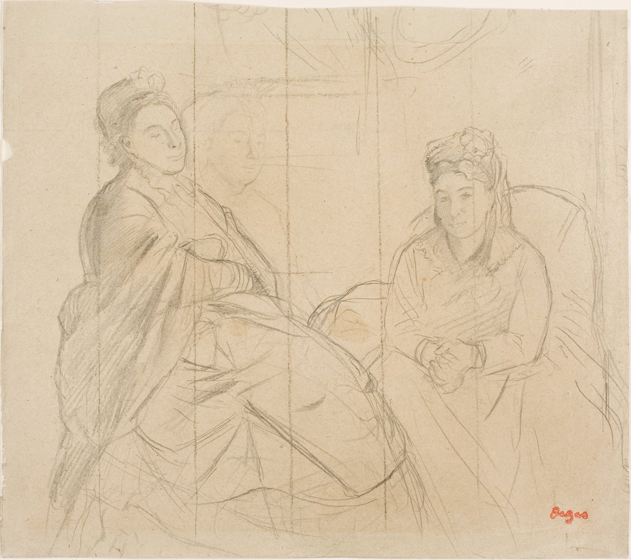 Madame Lisle ja Madame Loubens tekijältä Edgar Degas