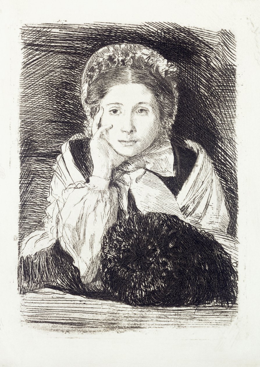 Marguerite, n. 1860-62 tekijältä Edgar Degas