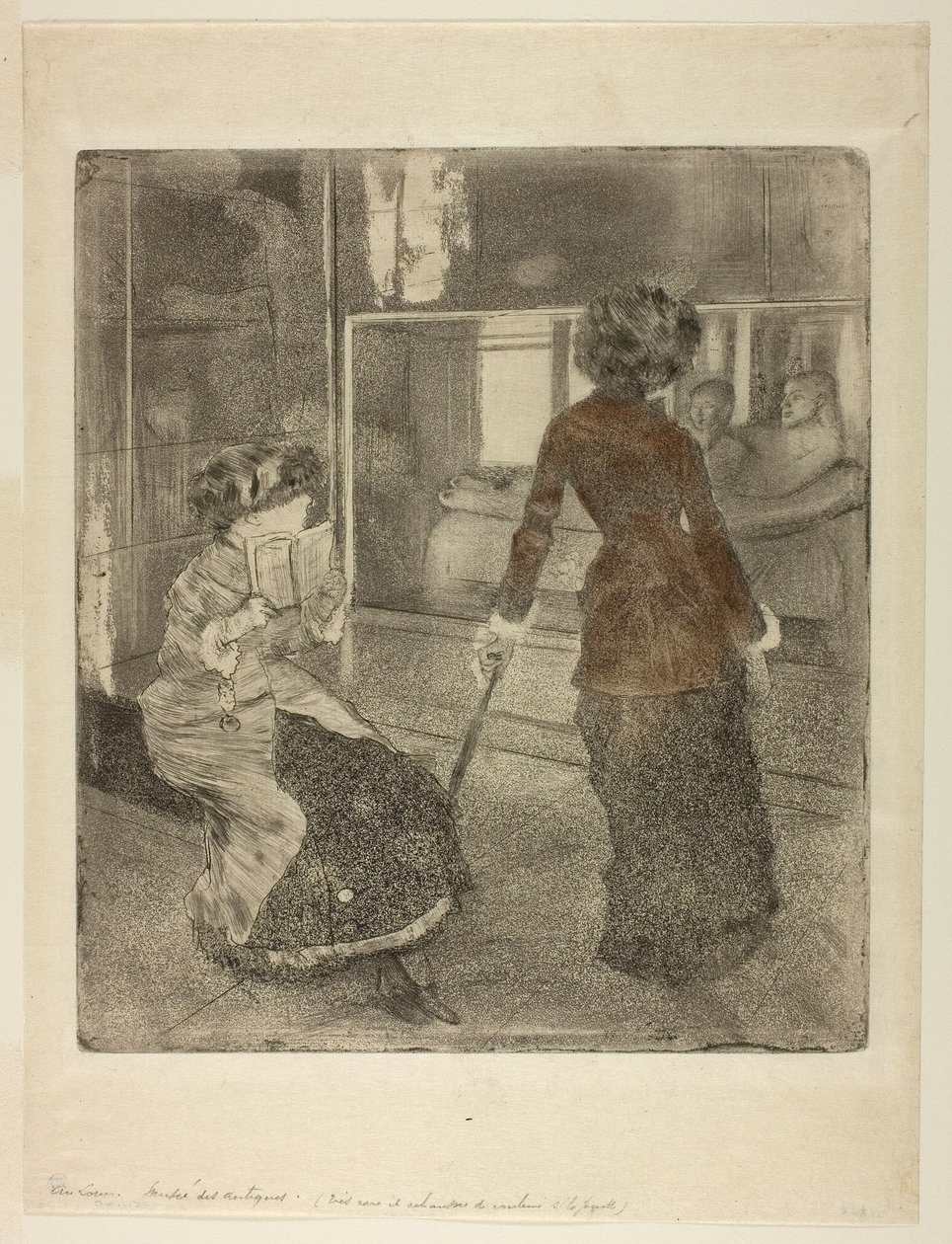 Mary Cassatt Louvressa: Louvre: Etruskien galleria tekijältä Edgar Degas