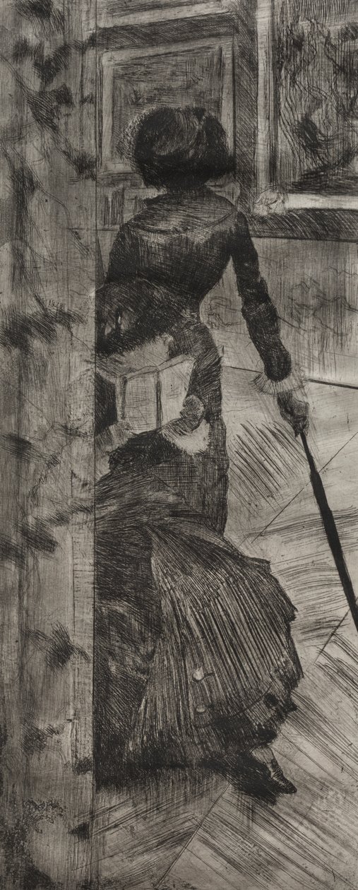 Mary Cassatt Louvressa: Maalaustalleria tekijältä Edgar Degas