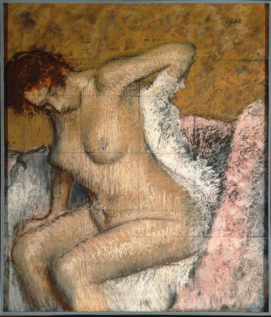 Nach dem Bade tekijältä Edgar Degas