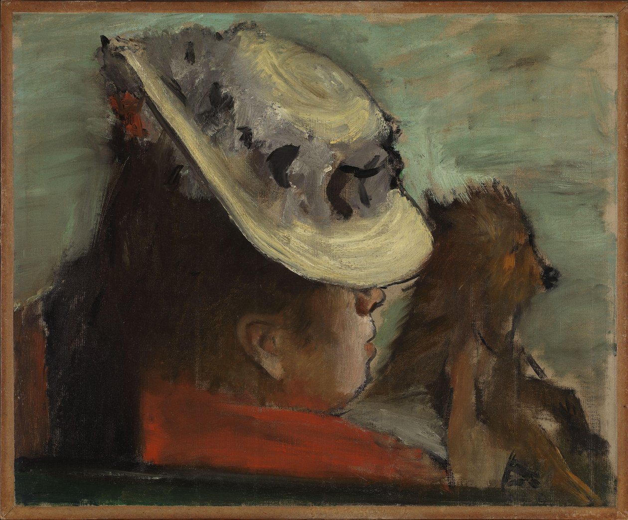 Norjalainen Bokmål:  Dame med hund Lady with a Dog tekijältä Edgar Degas
