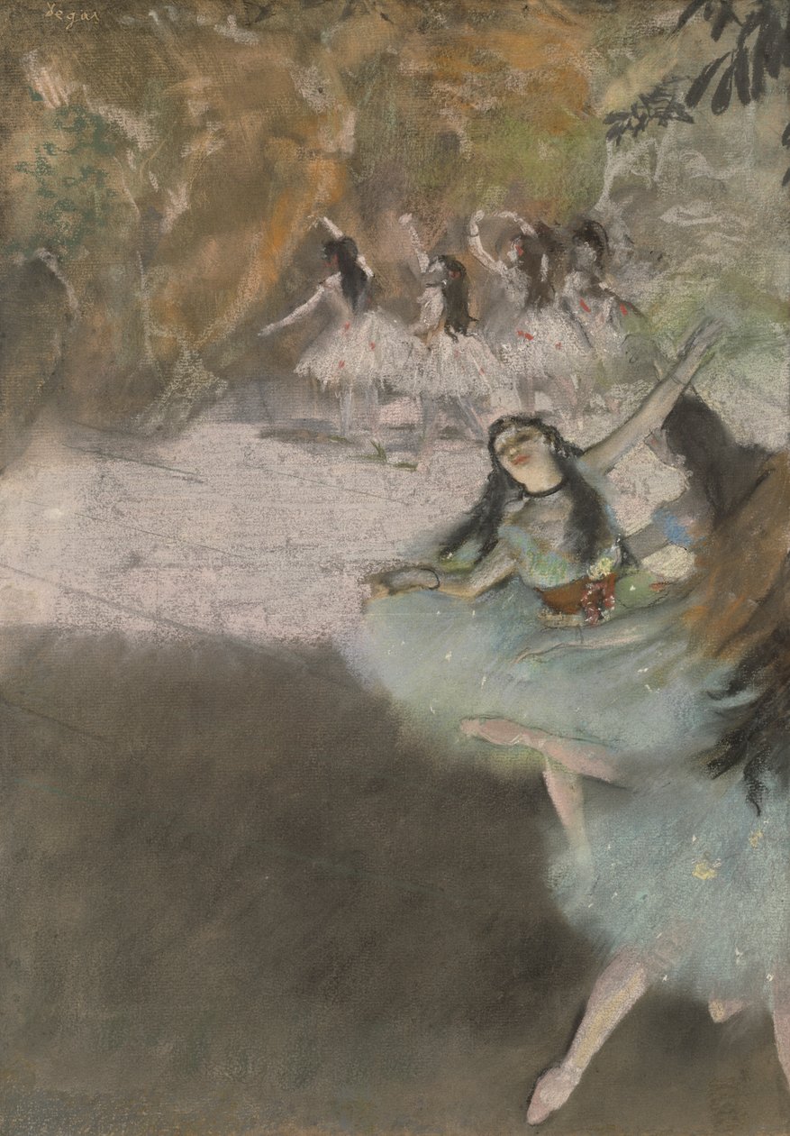 Näyttämöllä tekijältä Edgar Degas