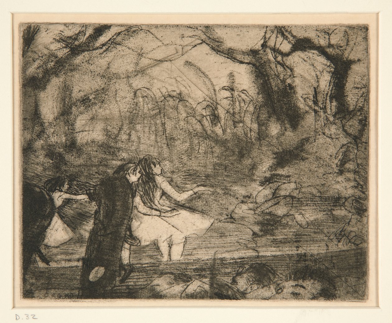 Lavalla III tekijältä Edgar Degas