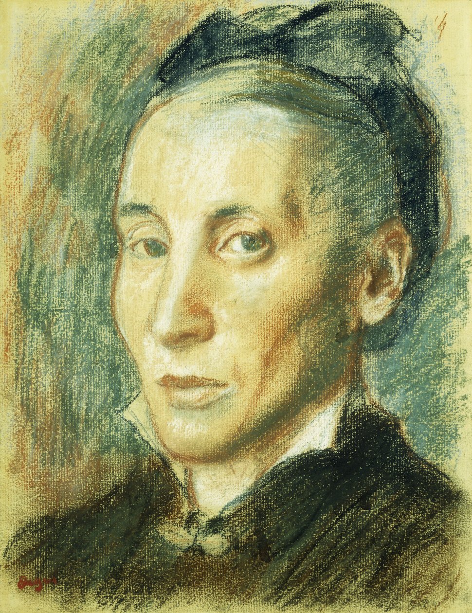 Naisen muotokuva, 1881-85 tekijältä Edgar Degas