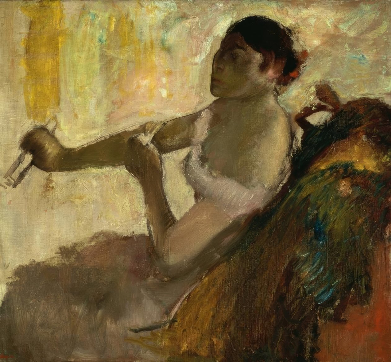 Rose Caronin muotokuva tekijältä Edgar Degas