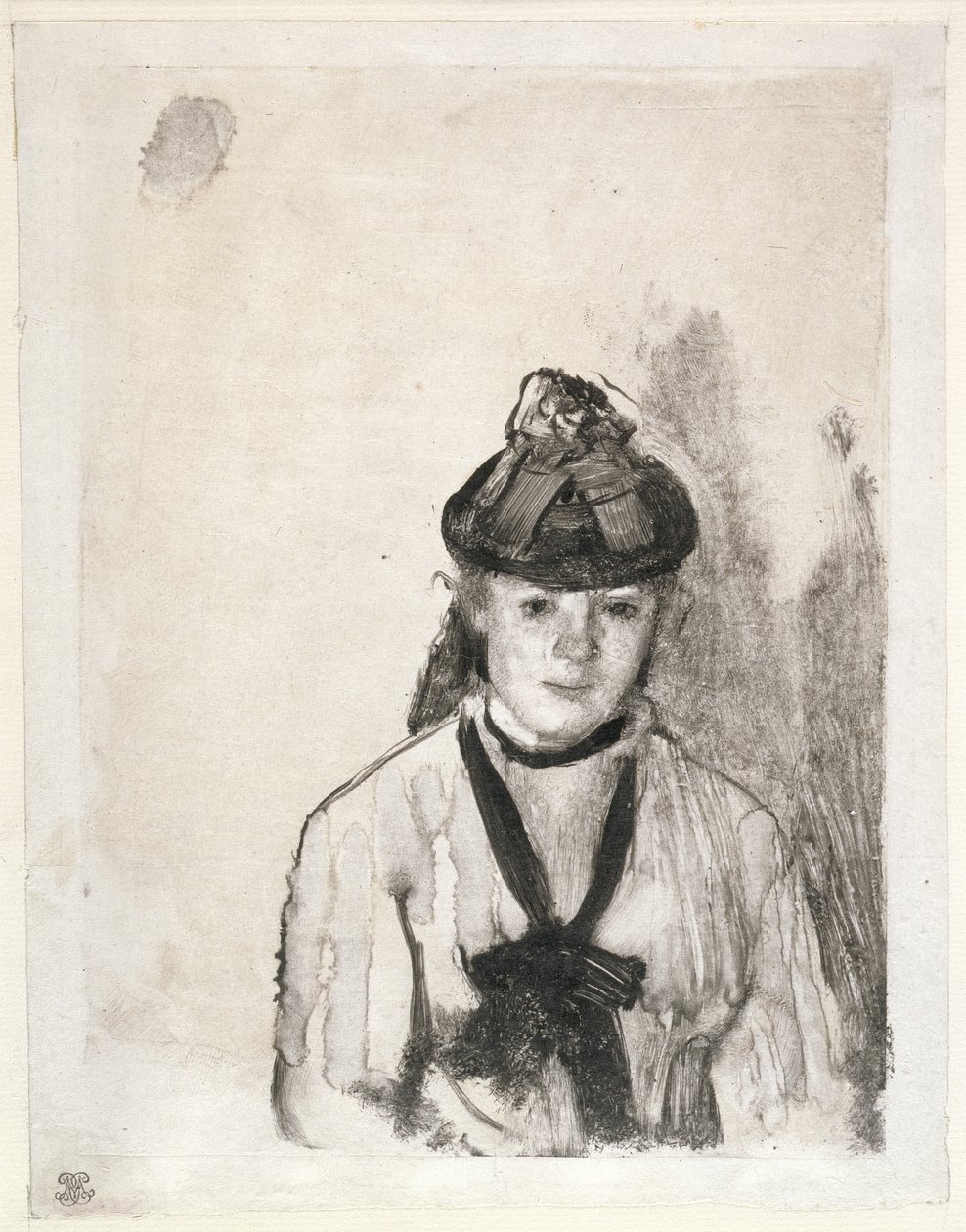 Ellen Andréen muotokuva, n. 1876 tekijältä Edgar Degas