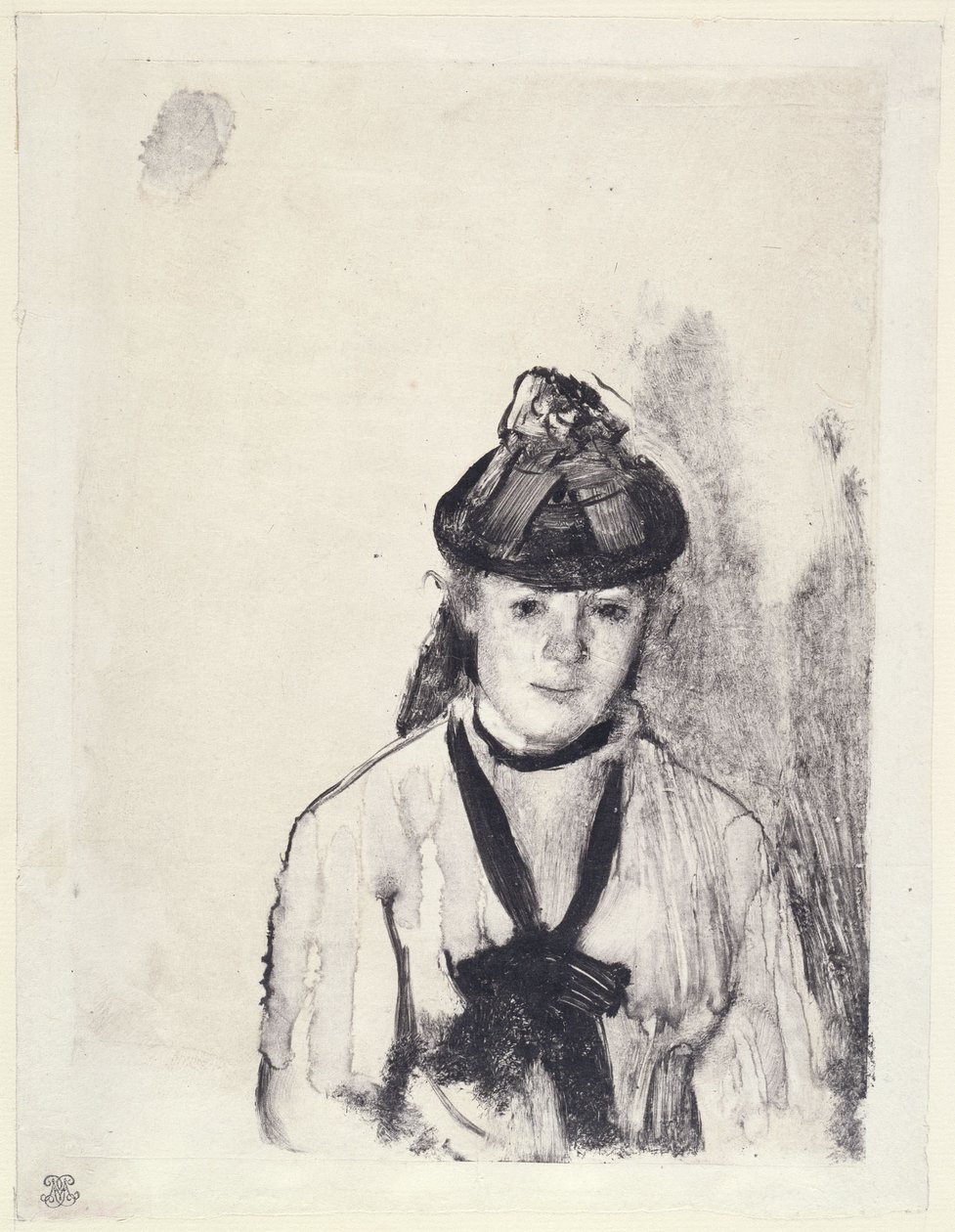 Ellen Andréen muotokuva tekijältä Edgar Degas