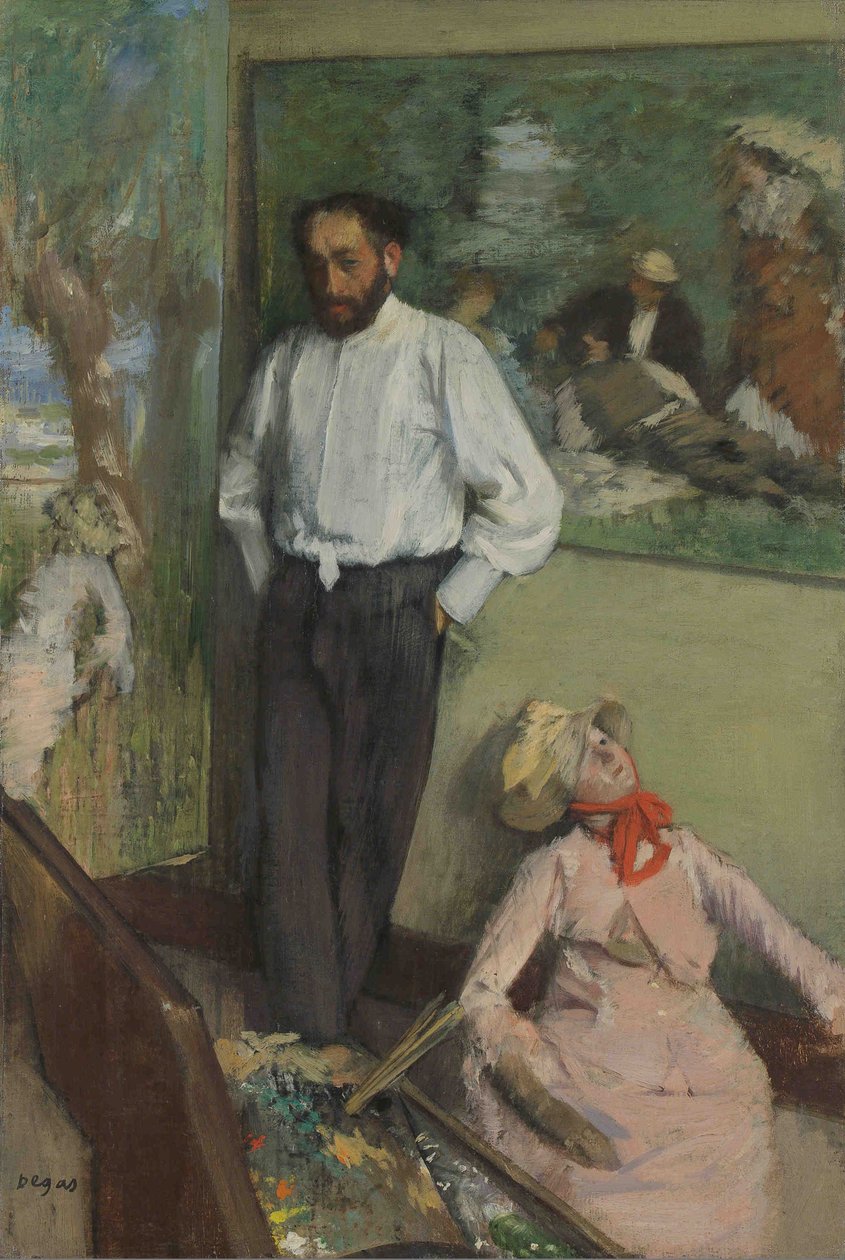 Henri Michel-Lévyn muotokuva 1844-1914, noin 1878. tekijältä Edgar Degas