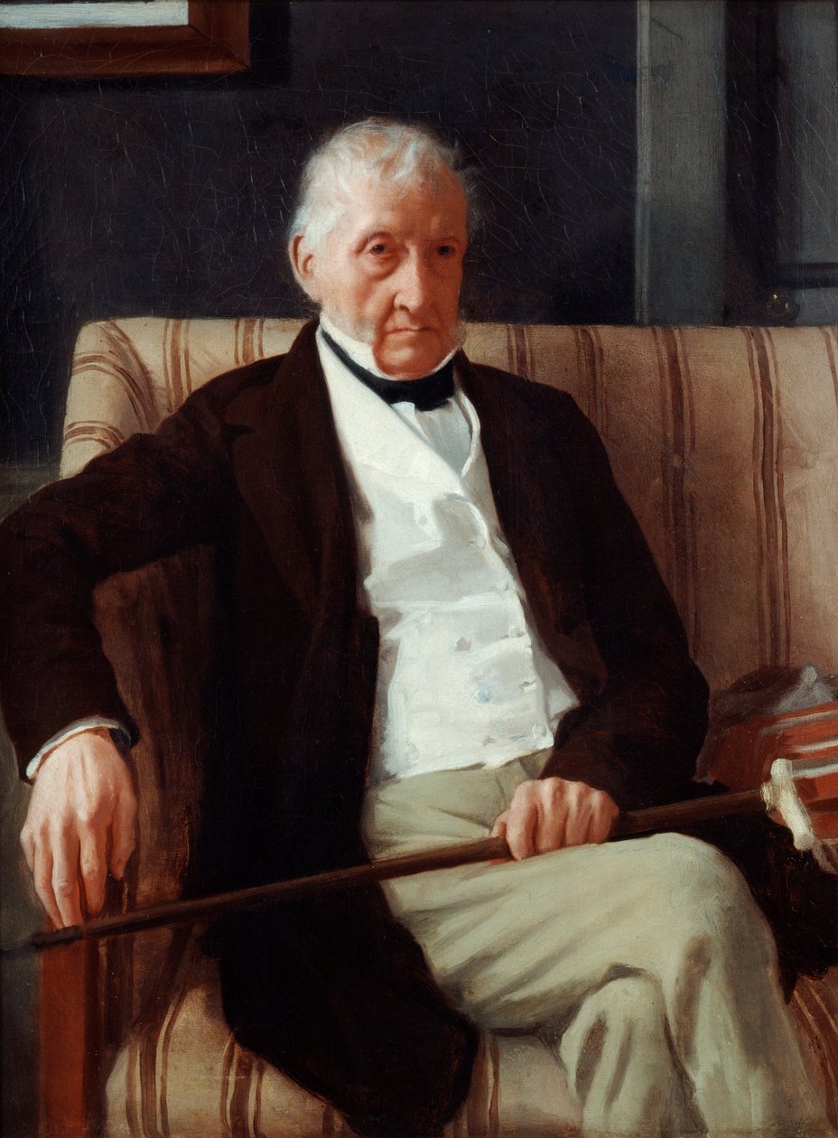 Taiteilijan isoisän Hilaire de Gasin muotokuva, 1857 tekijältä Edgar Degas