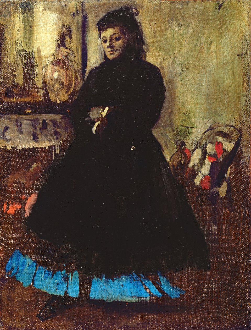 Madame Ducrosin muotokuva, 1858 tekijältä Edgar Degas
