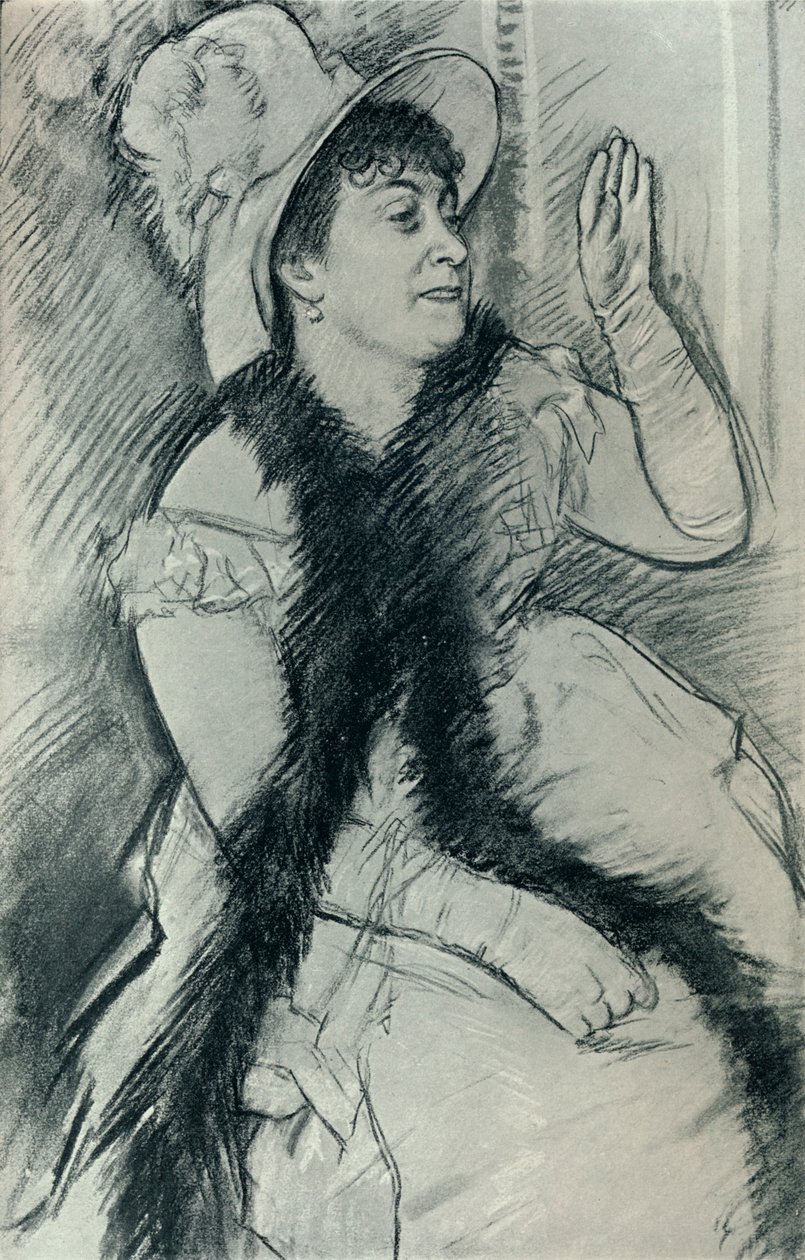 Madame X:n muotokuva, 1800-luku tekijältä Edgar Degas