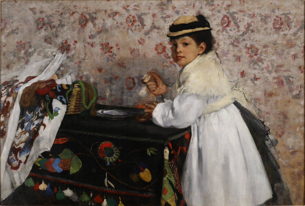 Mlle. Hortense Valpinçonin muotokuva tekijältä Edgar Degas