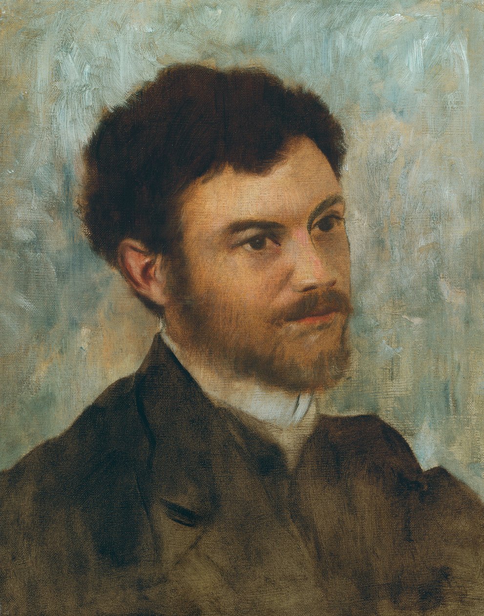 Miehen muotokuva; Portrait d"homme, n.1868-1872 tekijältä Edgar Degas
