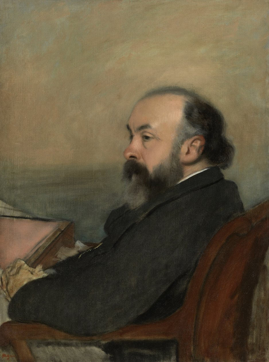 Miehen muotokuva, n. 1877 tekijältä Edgar Degas