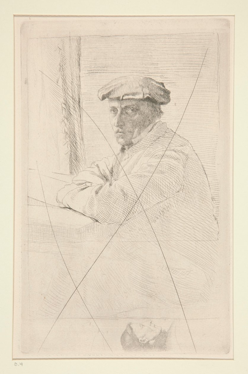 Muotokuva kaivertaja Joseph Tournysta tekijältä Edgar Degas