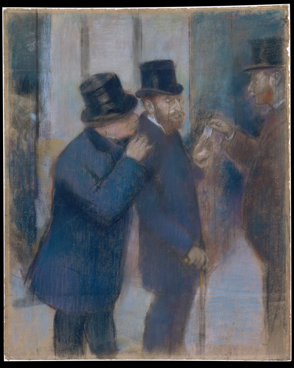 Muotokuvia pörssissä tekijältä Edgar Degas