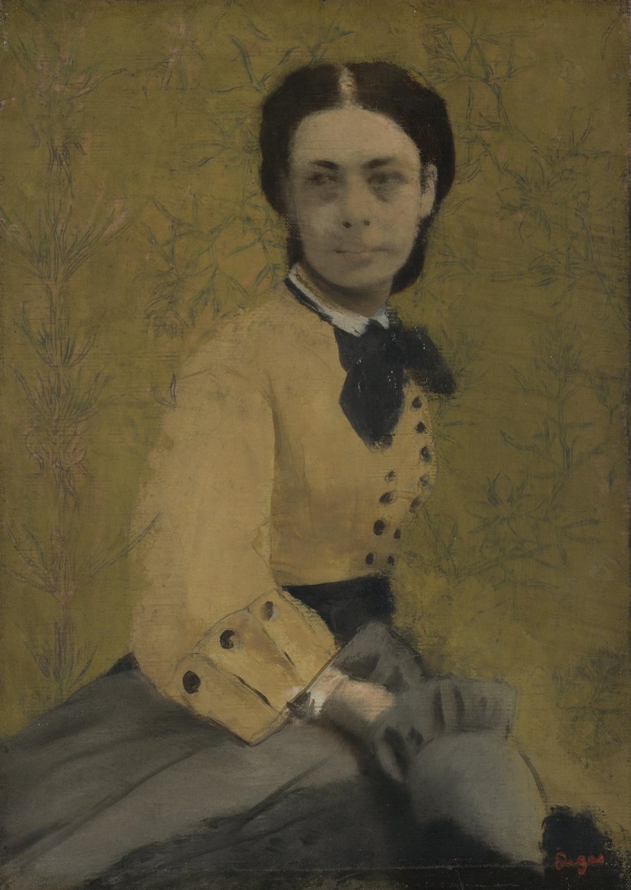 Prinsessa Pauline de Metternich, 1865 tekijältä Edgar Degas