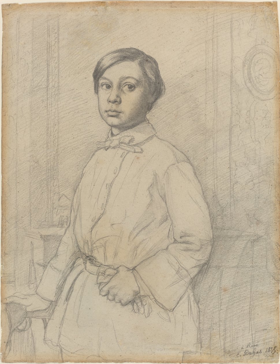 Rene de Gas [suoraan], 1855 tekijältä Edgar Degas