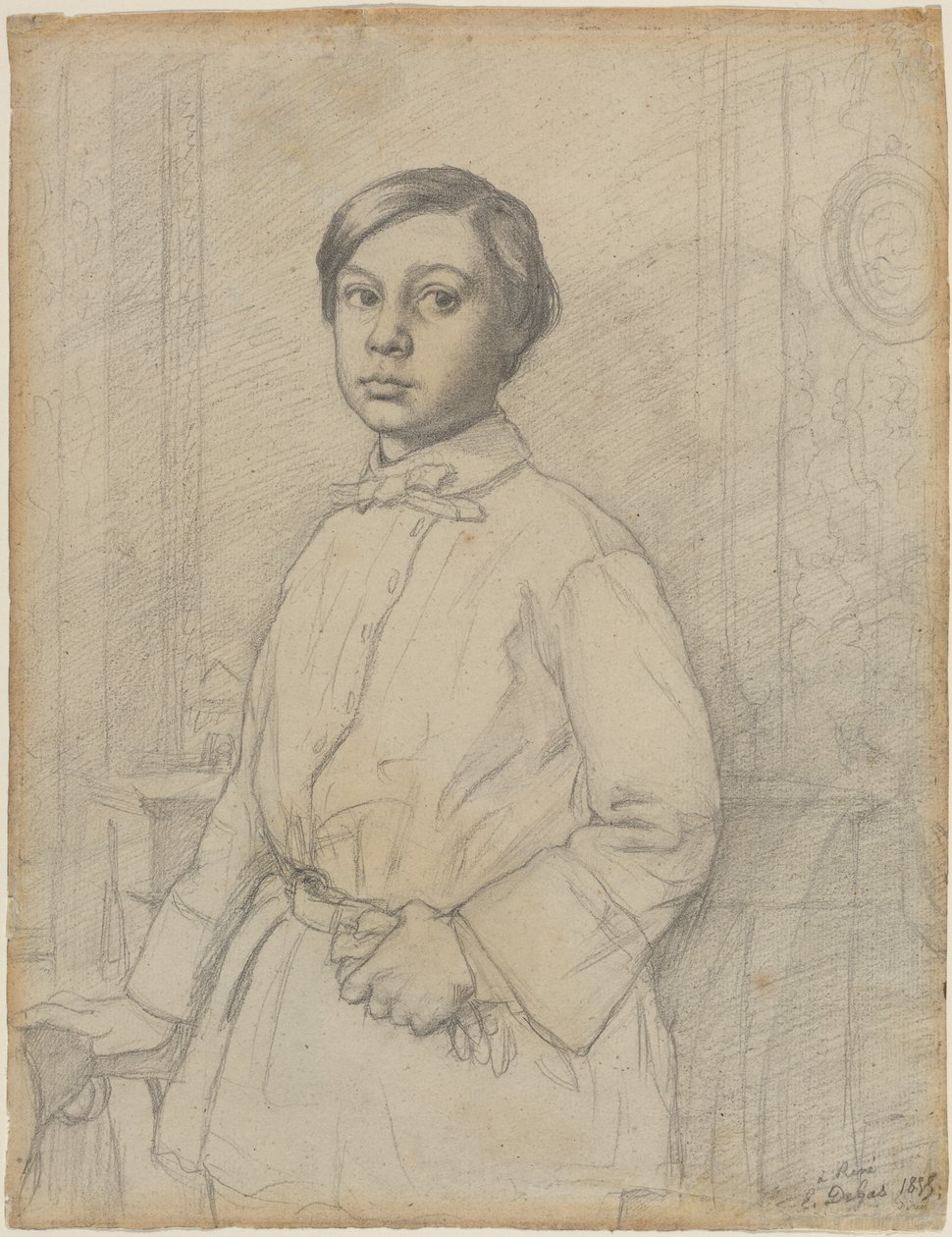 René de Gas [etupuoli] tekijältä Edgar Degas