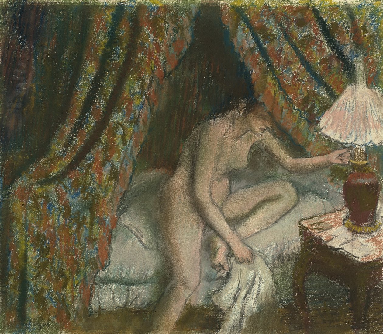 Eläkkeellä, n. 1883 tekijältä Edgar Degas