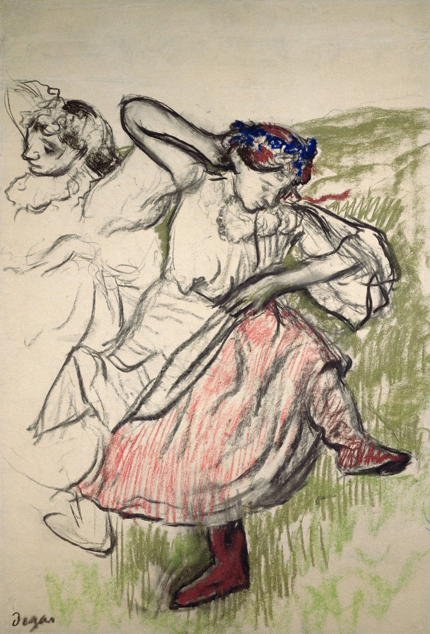 Huonekalut ja erilaiset esineet 1100- ja 1300-luvuilta tekijältä Edgar Degas