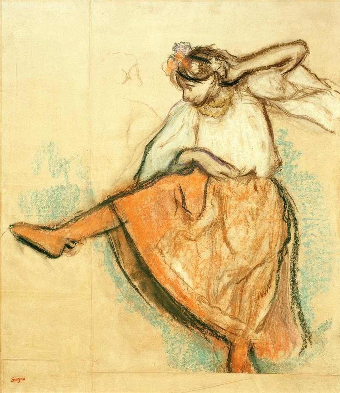 Venäjän Tänzerin tekijältä Edgar Degas