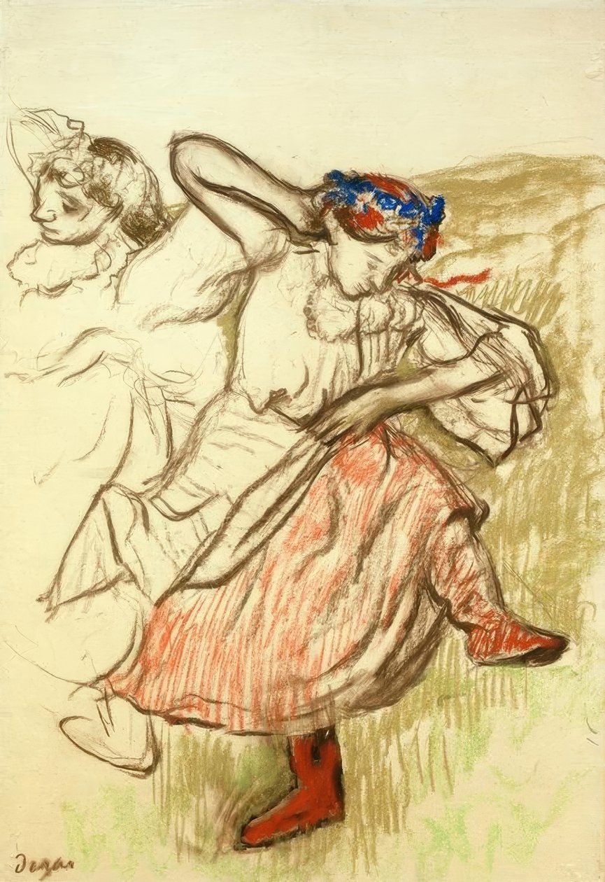 venäläiset tanssijat tekijältä Edgar Degas