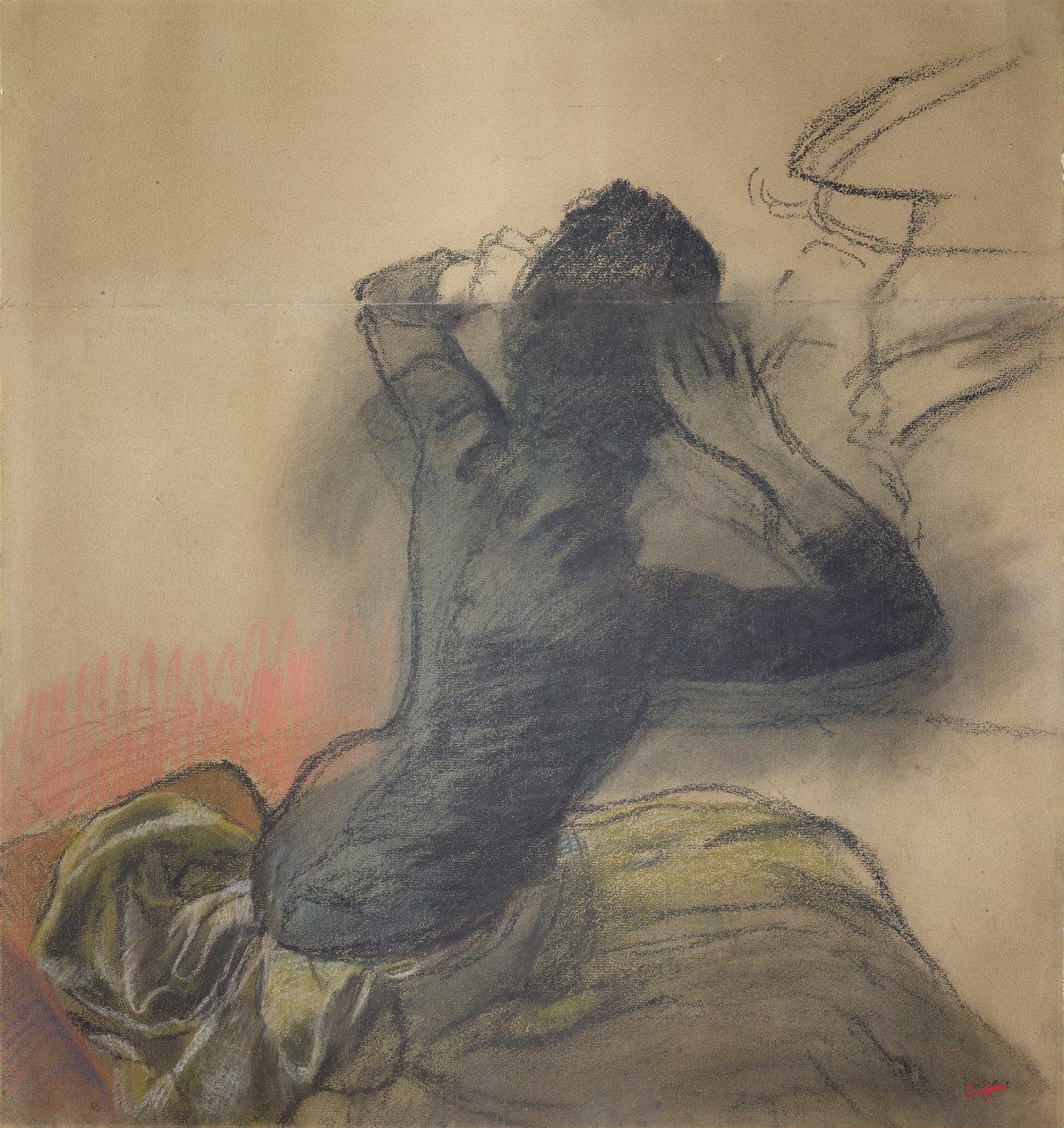 Huonekalut ja erilaiset esineet 1100- ja 1300-luvuilta tekijältä Edgar Degas