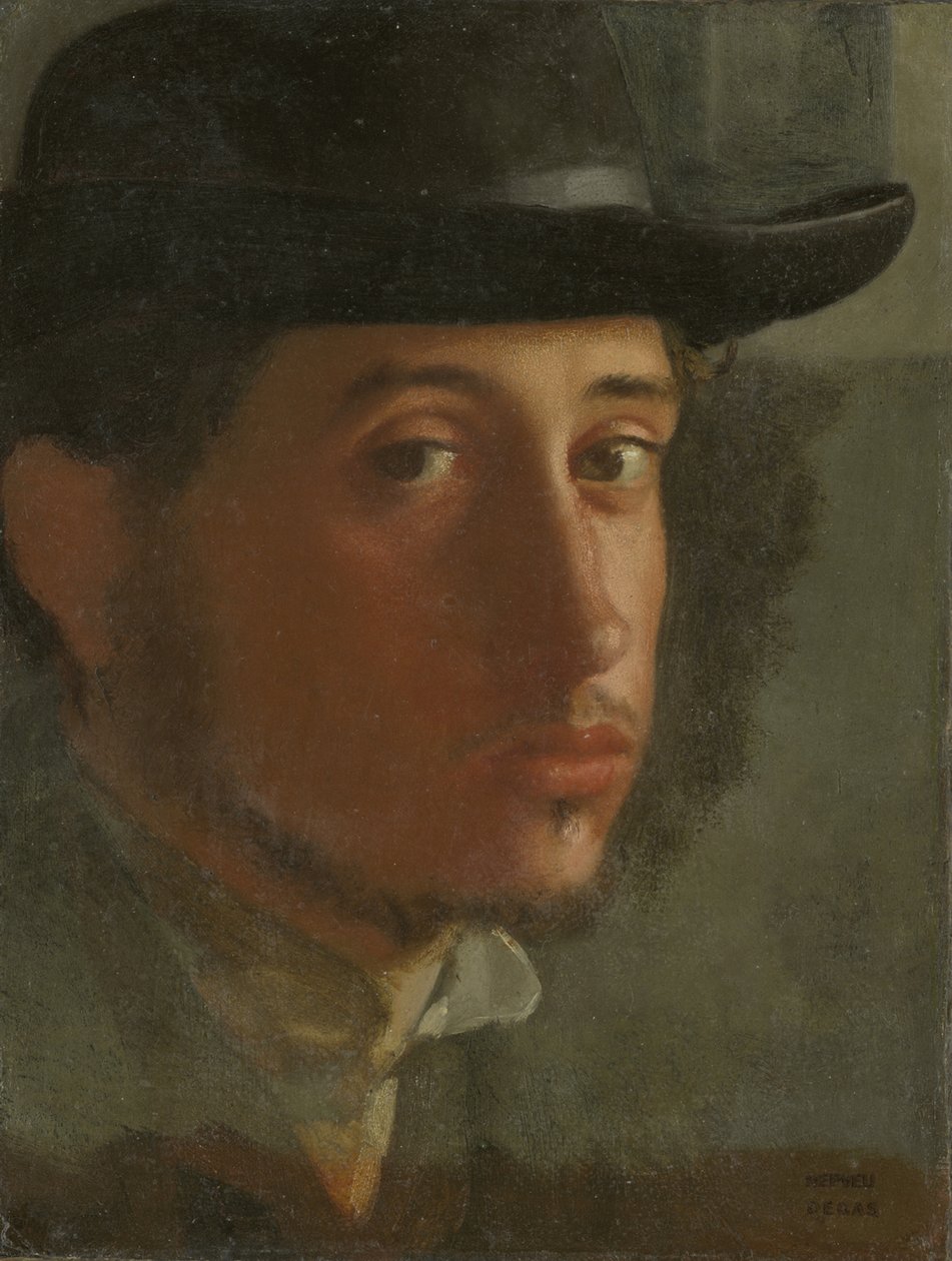 Omakuva, 1857 tekijältä Edgar Degas