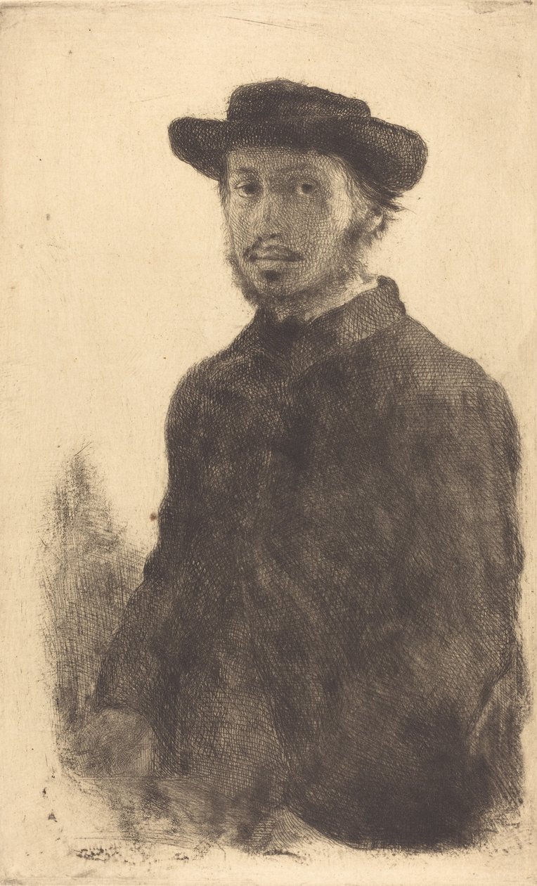 Omakuva, noin 1857 tekijältä Edgar Degas