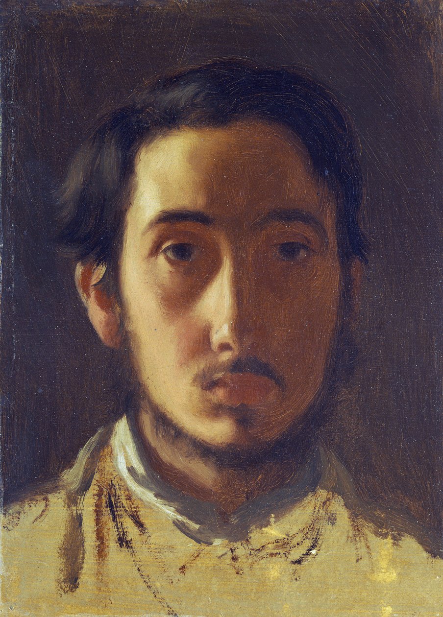 Omakuva, n. 1857 tekijältä Edgar Degas