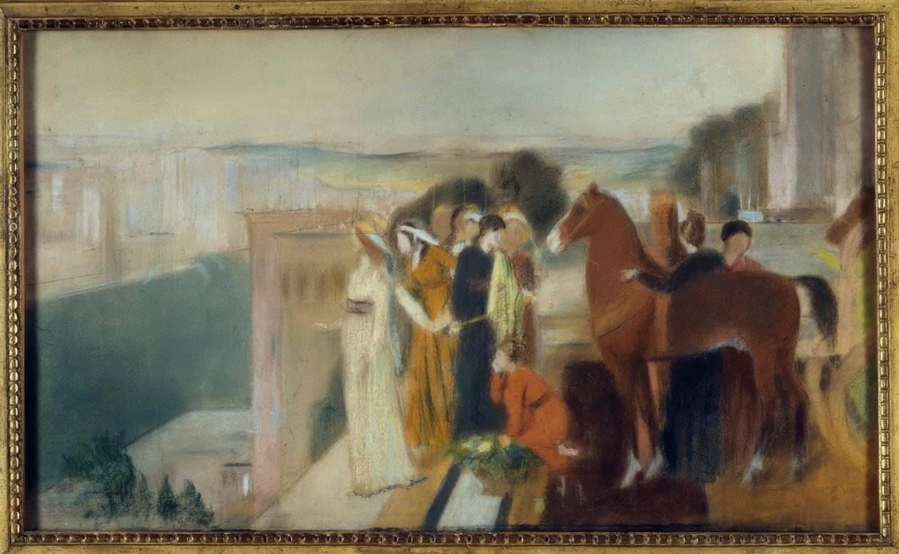 Semiramis construisant Babylone tekijältä Edgar Degas