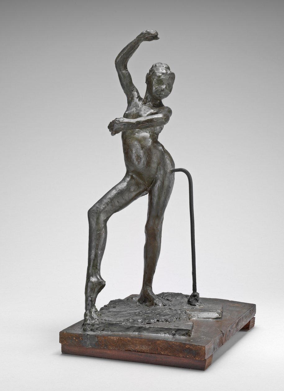 Espanjalainen tanssi, n. 1880 (pigmentoitu mehiläisvaha, metalliarmatuuri, puisella alustalla) tekijältä Edgar Degas